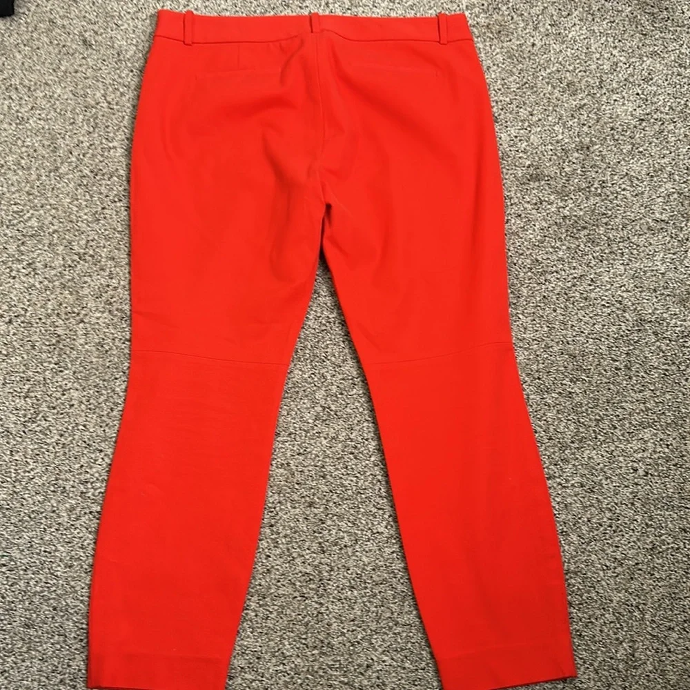 J crew stretch Minnie red pants size 12 holday  Valentine's  Christmas